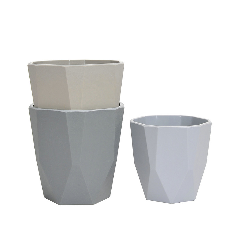 Sales of geometric flowerpots and plastic interior decoration flowerpots
