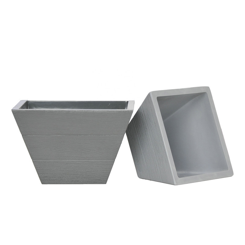 Plastic flowerpot, square flowerpot, simple decoration, flowerpot customization