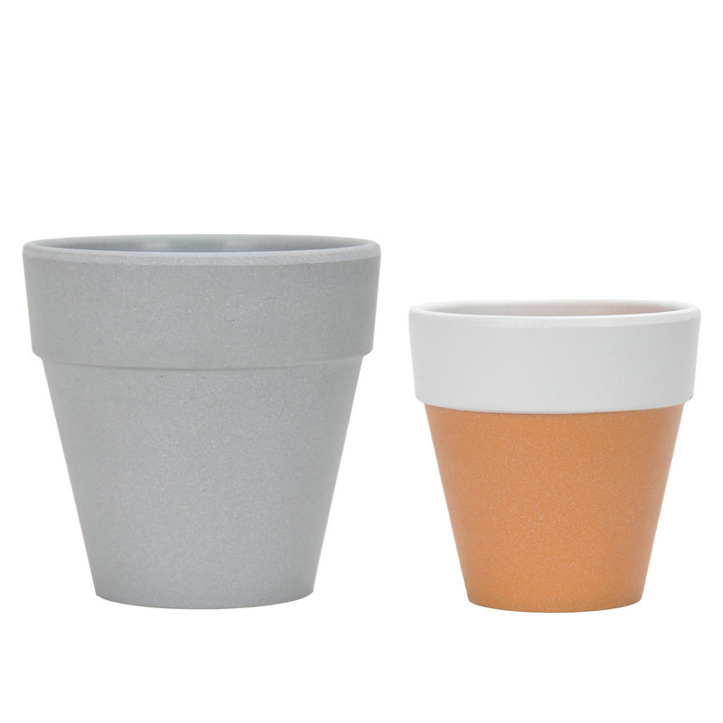 Plastic flowerpot, Nordic garden decorative pot jar, simple flowerpot