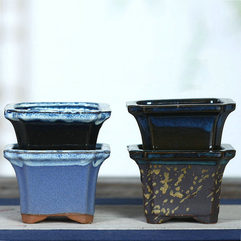 Ceramic flowerpot, small-size flowerpot, ceramic planting pot