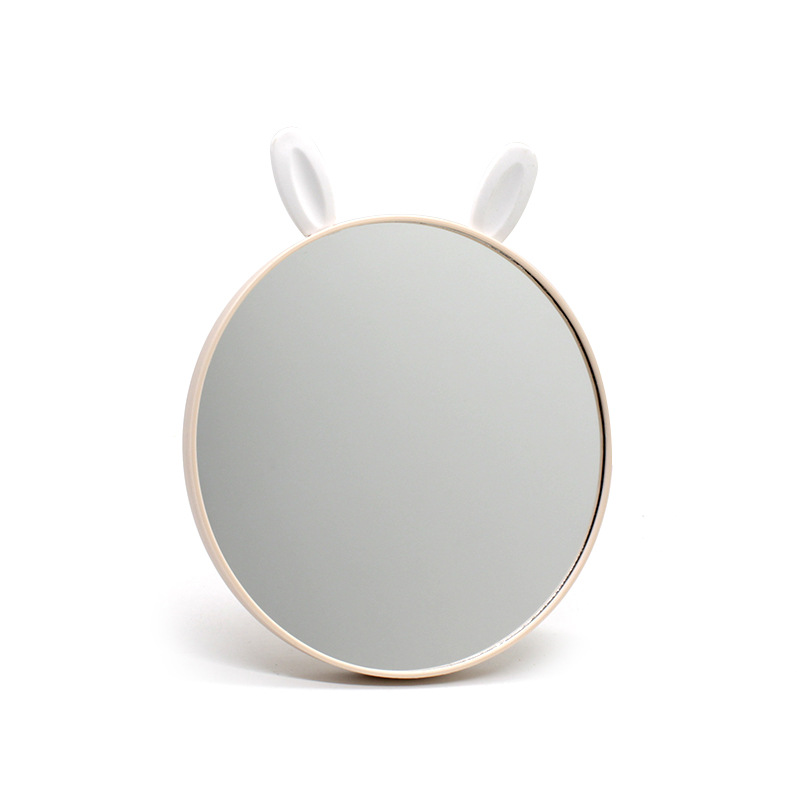 Dressing mirror, rabbit shaped desktop dressing mirror