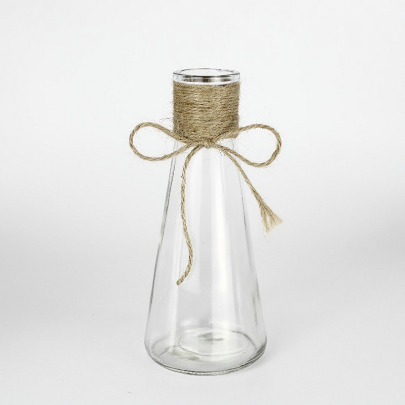 Glass decorative bottle, glass jar decoration, flower vase